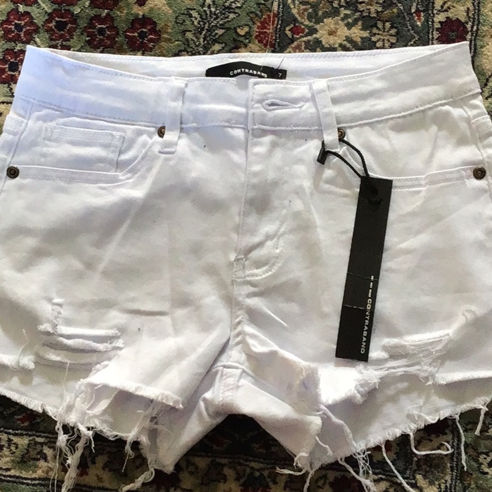 Designer Contraband denim shorts